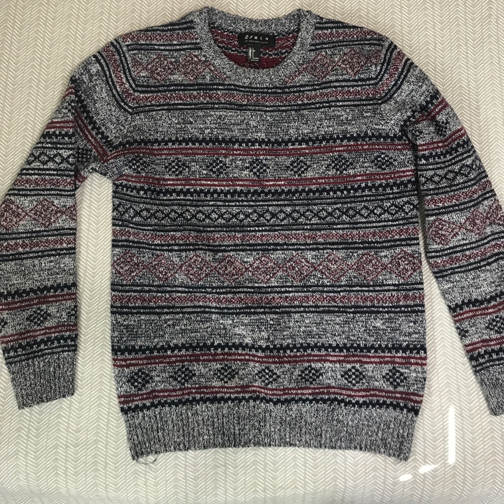 Far isle knit sweater